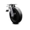 Service Caster 8 Inch Polyolefin Swivel Caster with Roller Bearing and Total Lock Brake SCC SCC-TTL30S820-POR - alternate 1